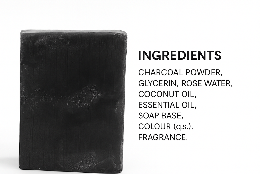 Kostilla Charcoal Bathing Soap - Pack of 3 (300g)