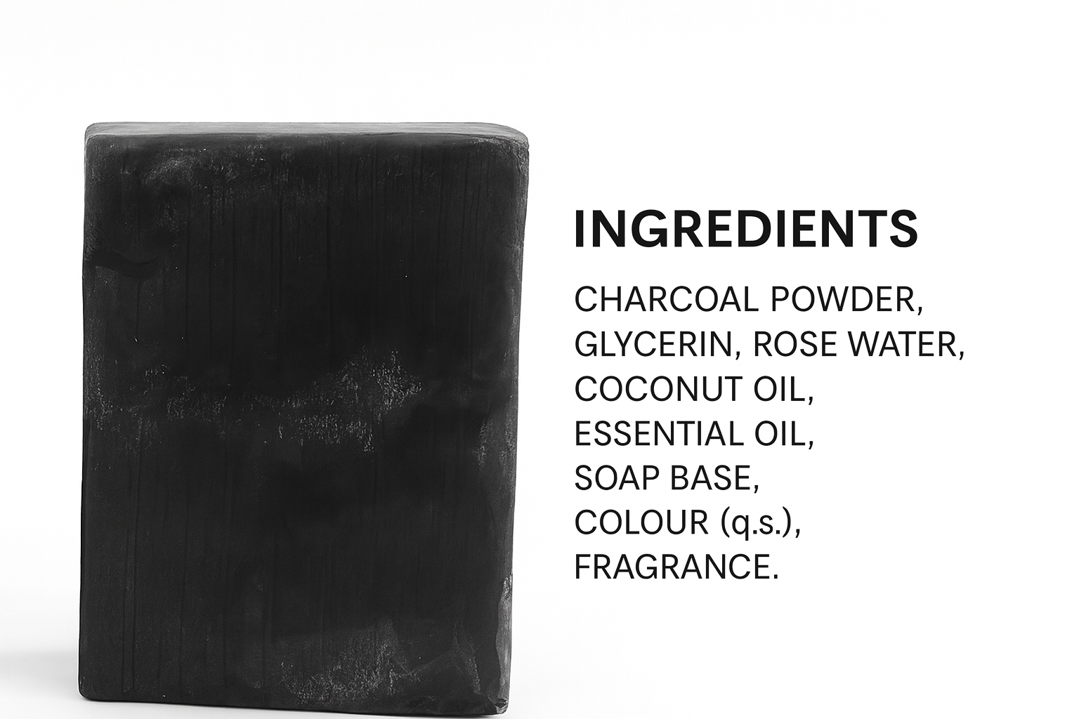 Kostilla Charcoal Bathing Soap - Pack of 3 (300g)