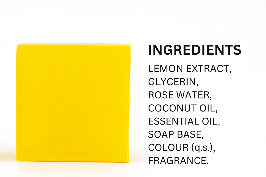 Kostilla Lemon Bathing Soap - Pack of 3 (300g)