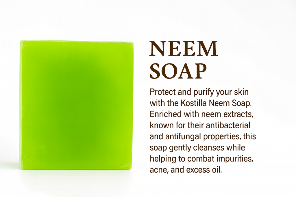 Kostilla Neem Bathing Soap - Pack of 3 (300g)