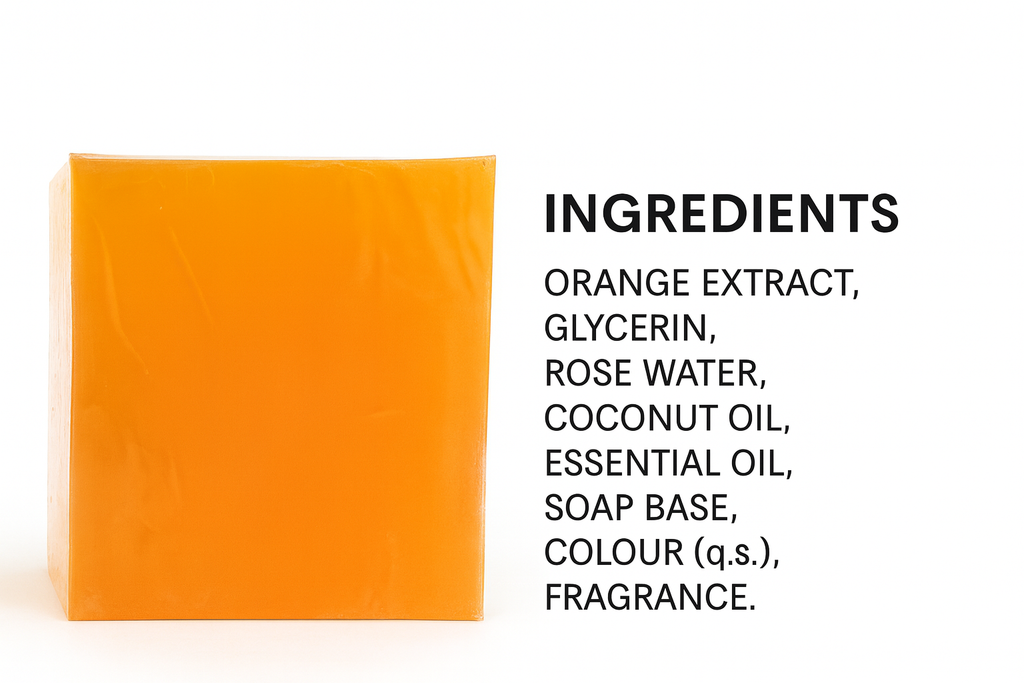 Kostilla Orange Bathing Soap - Pack of 3 (300g)