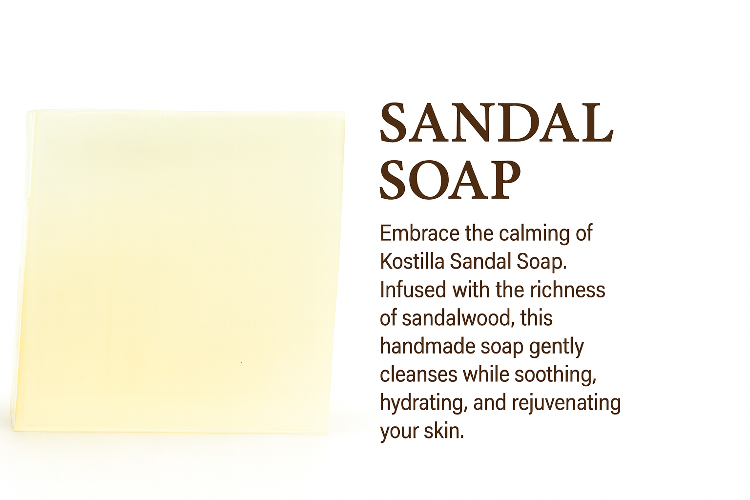 Kostilla Sandal Bathing Soap - Pack of 3 (300g)