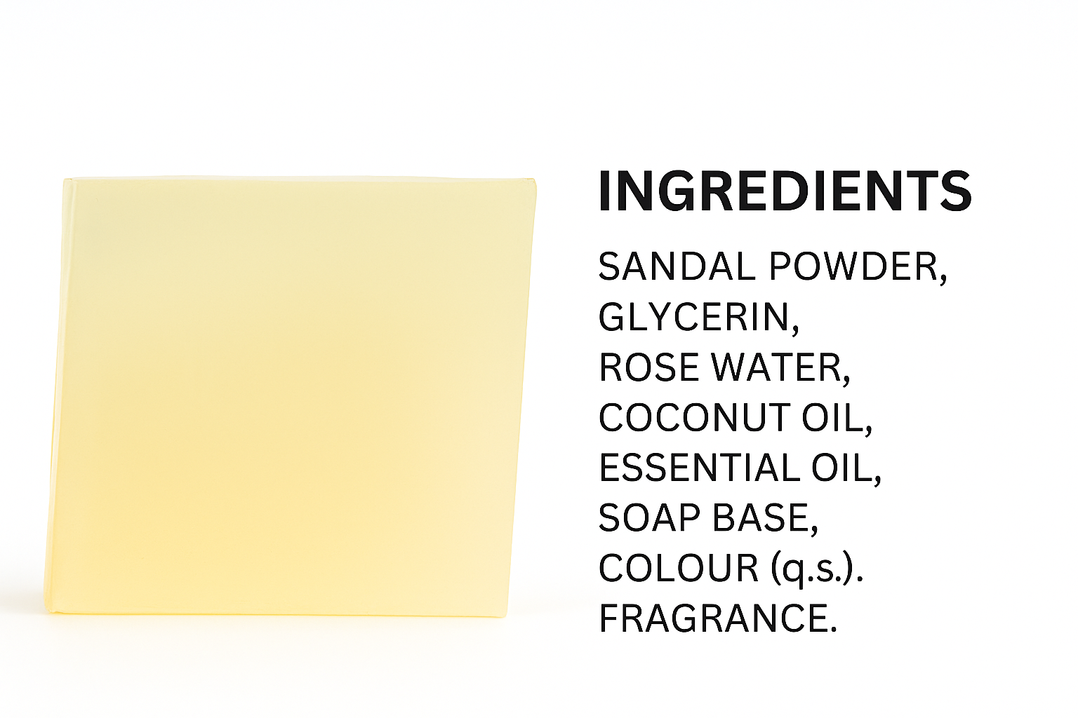 Kostilla Sandal Bathing Soap - Pack of 3 (300g)