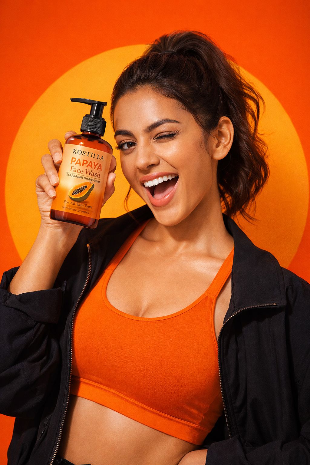 Kostilla Papaya Face Wash - Pack of 1 (300ml)