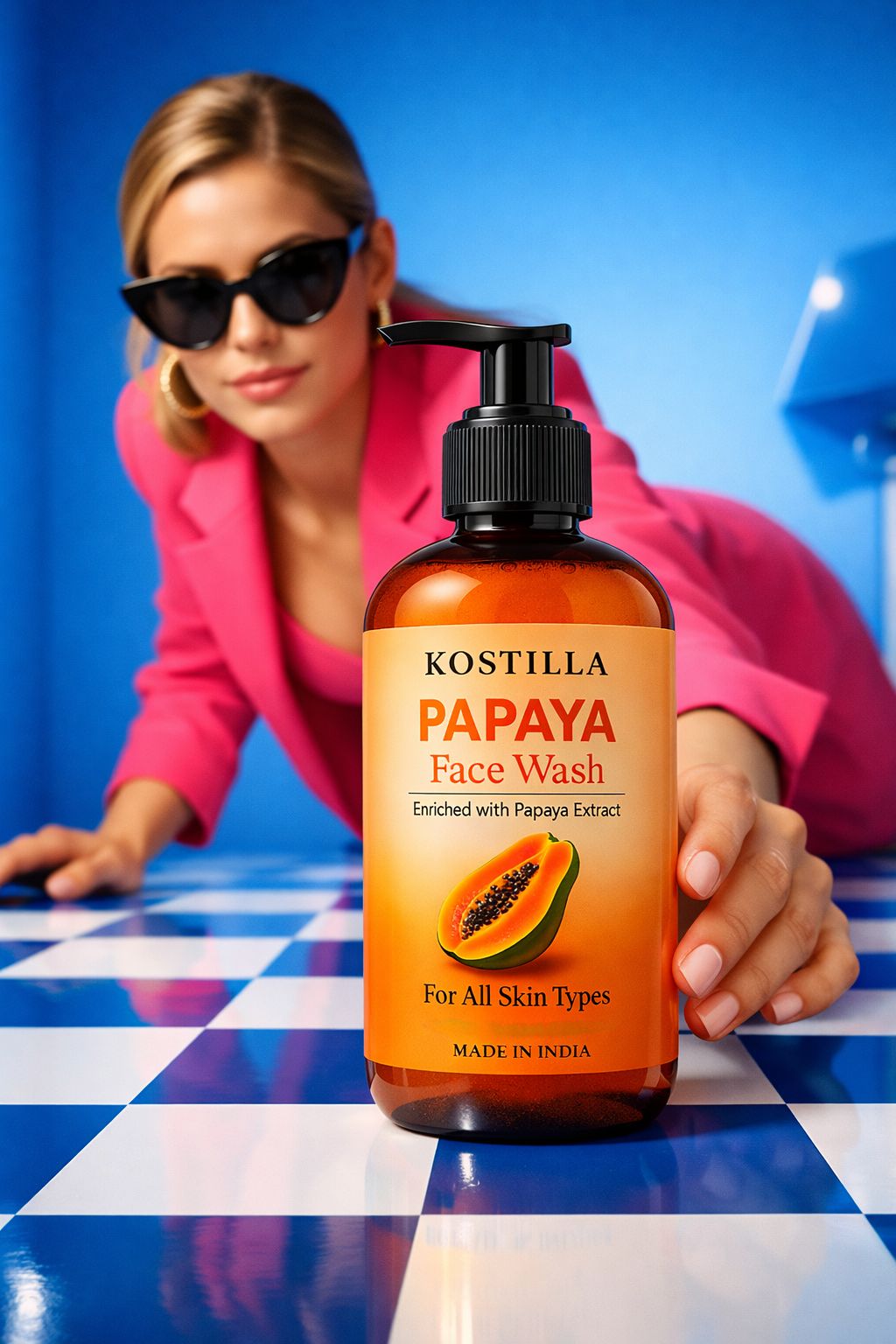 Kostilla Papaya Face Wash - Pack of 1 (300ml)