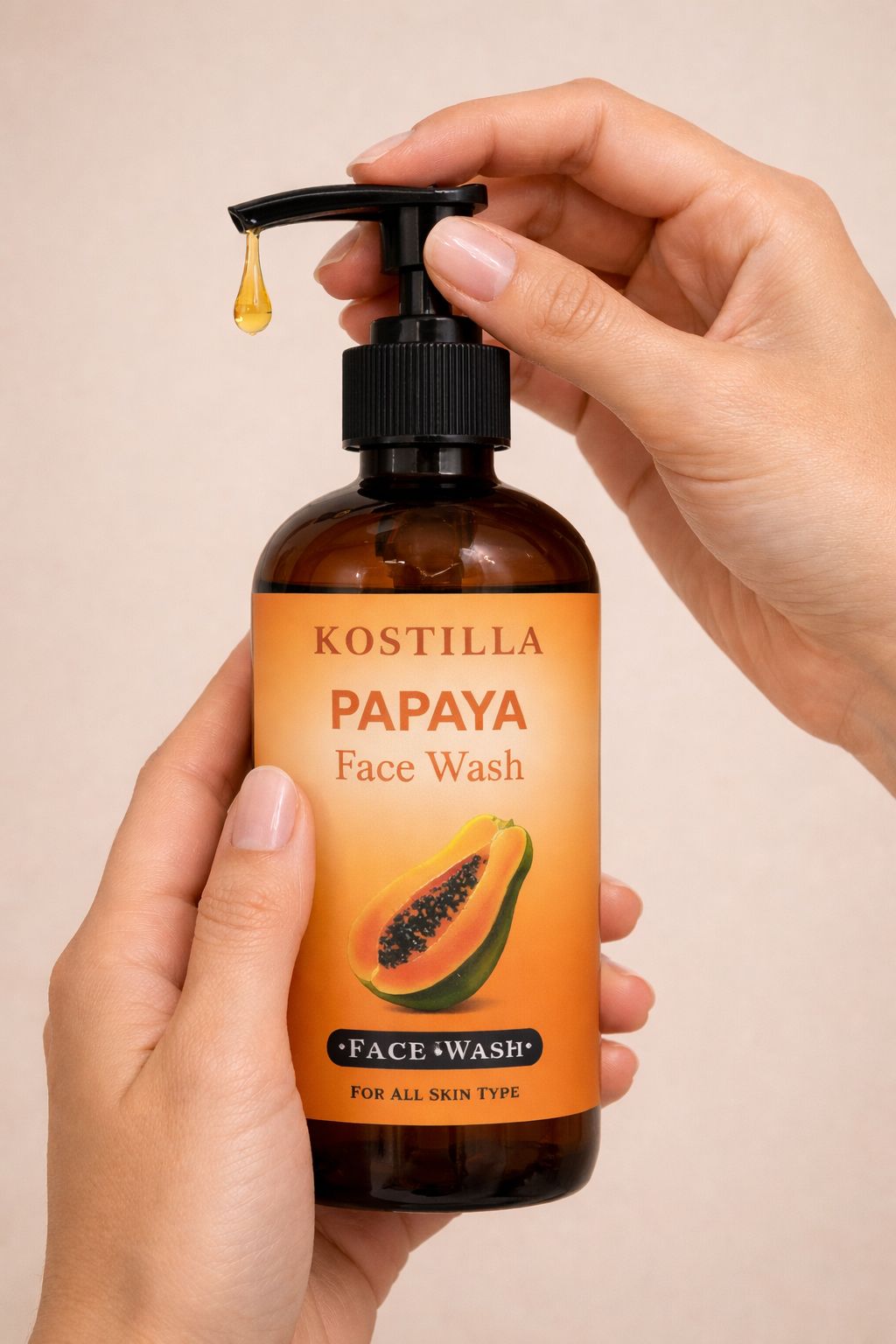 Kostilla Papaya Face Wash - Pack of 1 (300ml)
