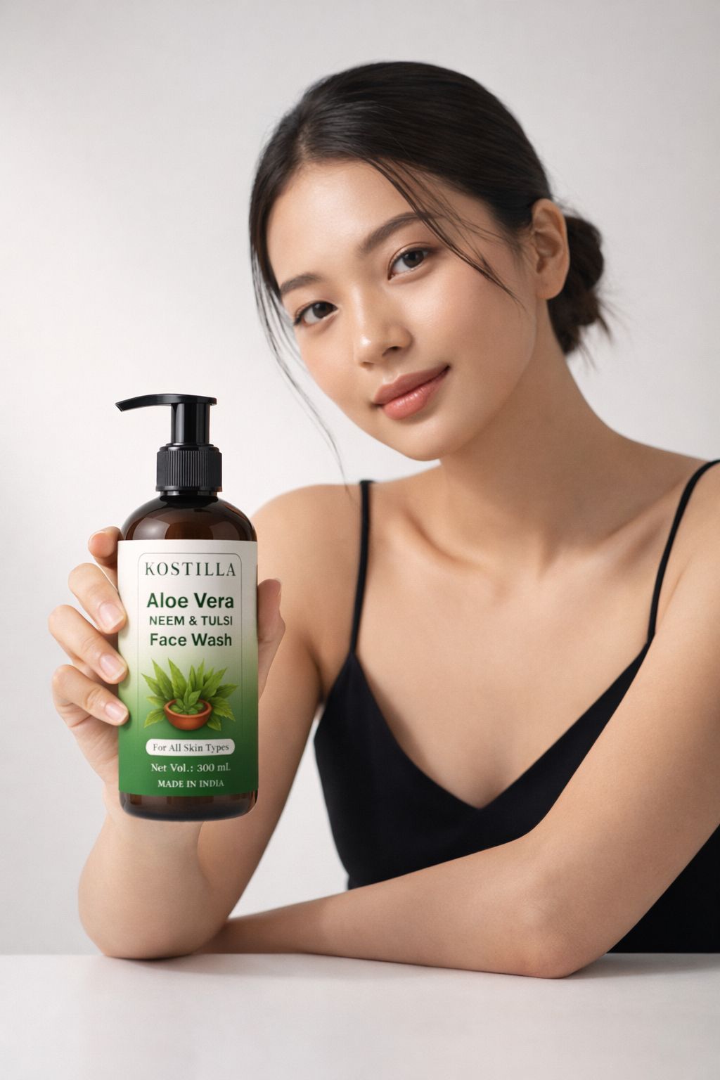 Kostilla Aloe vera, Neem & Tulsi Face Wash - Pack of 1 (300ml)