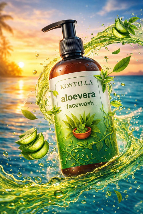 Kostilla Aloe vera, Neem & Tulsi Face Wash - Pack of 1 (300ml)