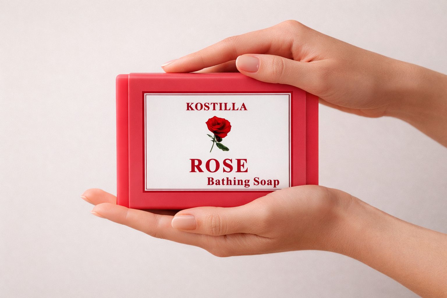 Kostilla Rose Bathing Soap - Pack of 3 (300g)