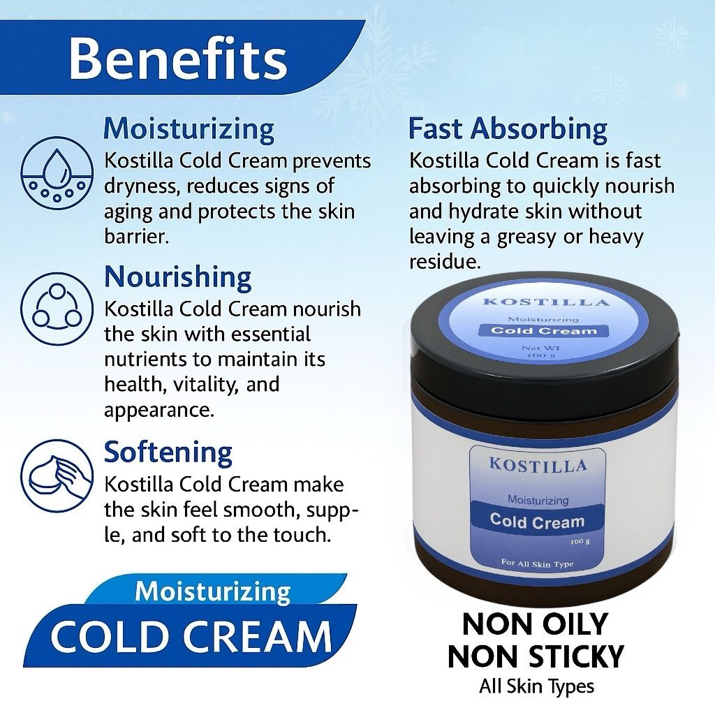 Kostilla Cold Cream - Pack of 1 (100g)