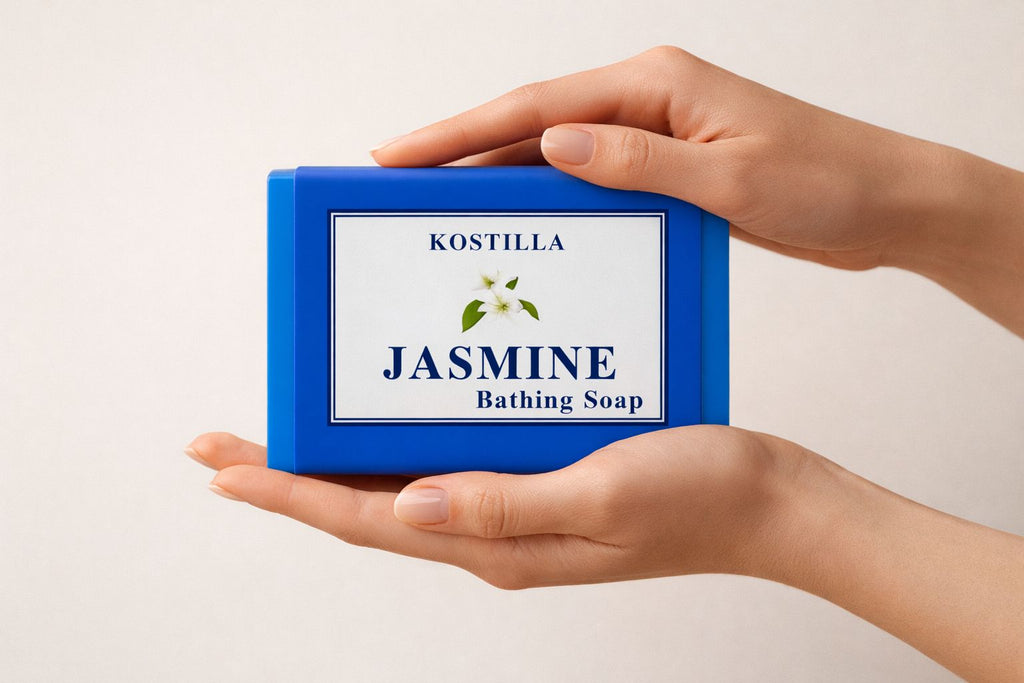 Kostilla Jasmine Bathing Soap - Pack of Pack of 3 (300g)