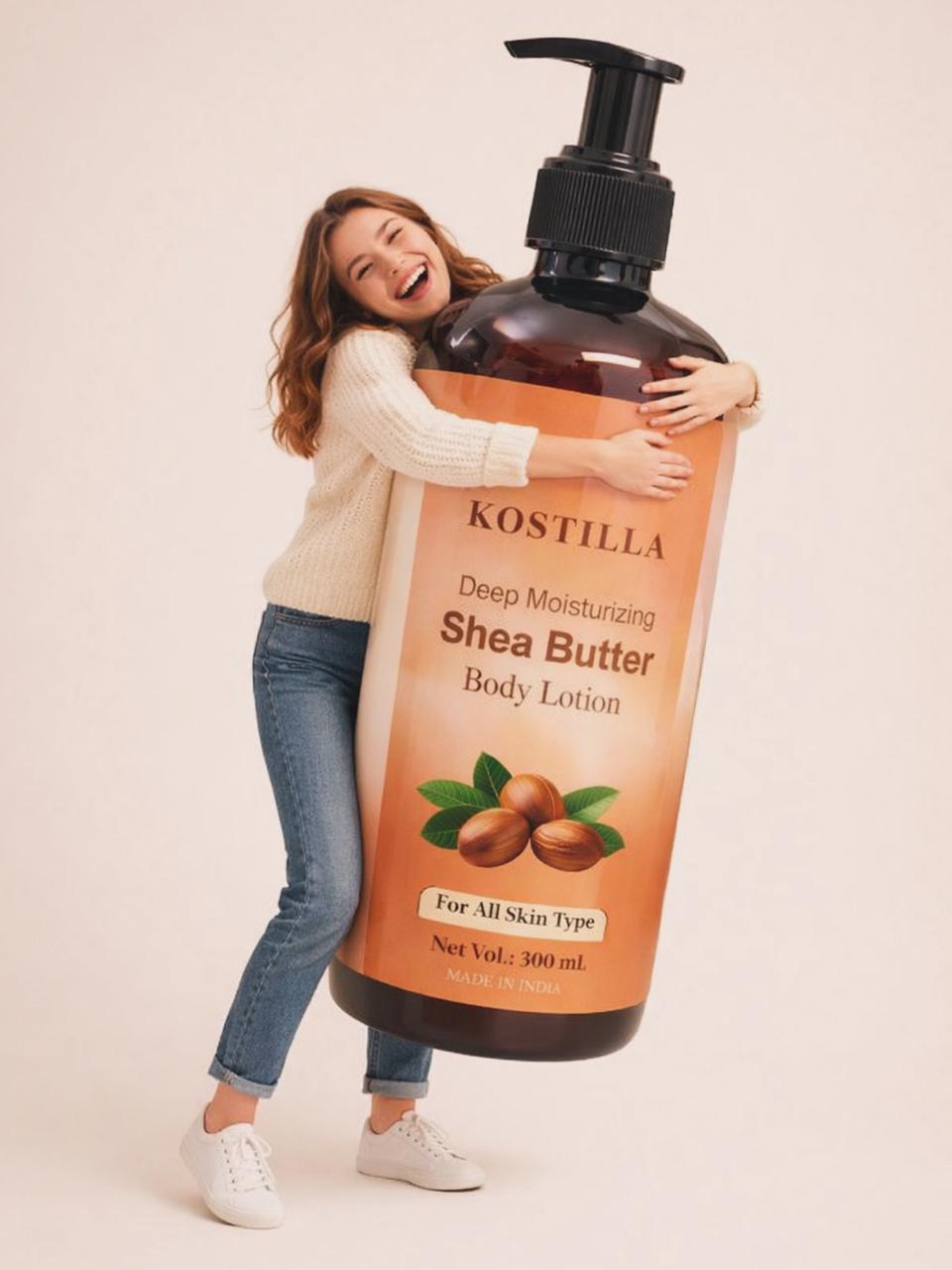 Kostilla Shea Butter Body Lotion - Pack of 1 (300ml)